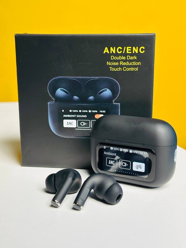 A9 Pro ANC+ENC Touch Screen Display Earbuds - Image 5