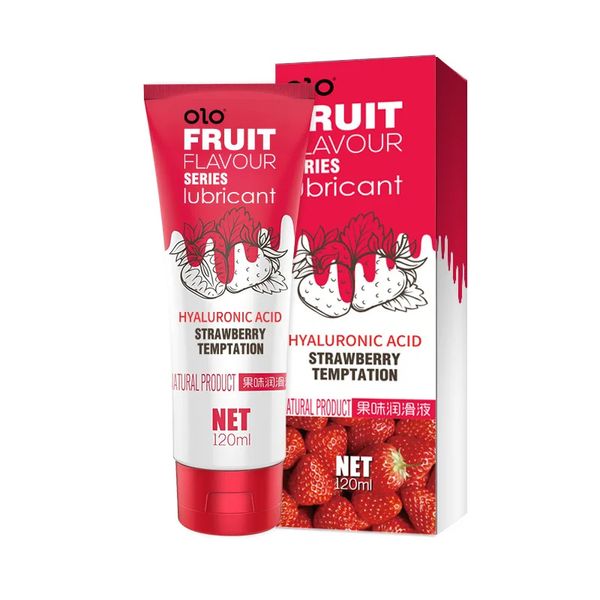 OLO 120ML Fruity Lubricant Liquid for Couple Moisturizing Nourishing Body Lubricant for Adult 18 Sex Toys