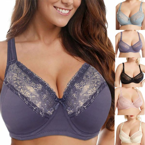 Plus size (44-54) Padded Bra - China bra (Color isn't fixed)