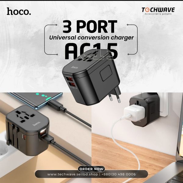 Hoco AC15 PD20W Universal Conversion Charger