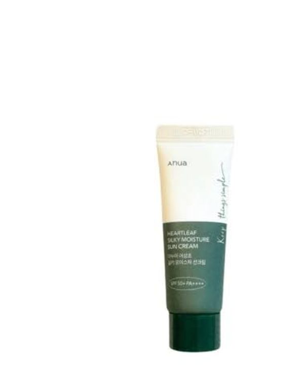 Anua heartleaf silky moisture sun cream -(10ml)