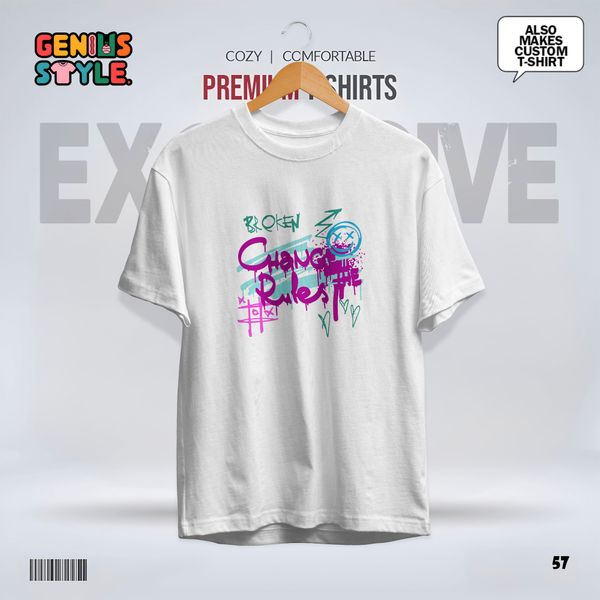 Change The Rules Premium Drop Shoulder T-shirt - 57