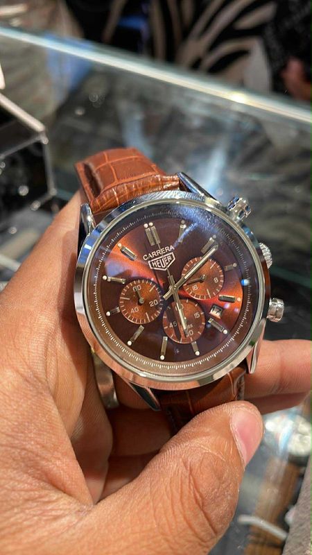Tagheuer 3 Chrno AA brown dial