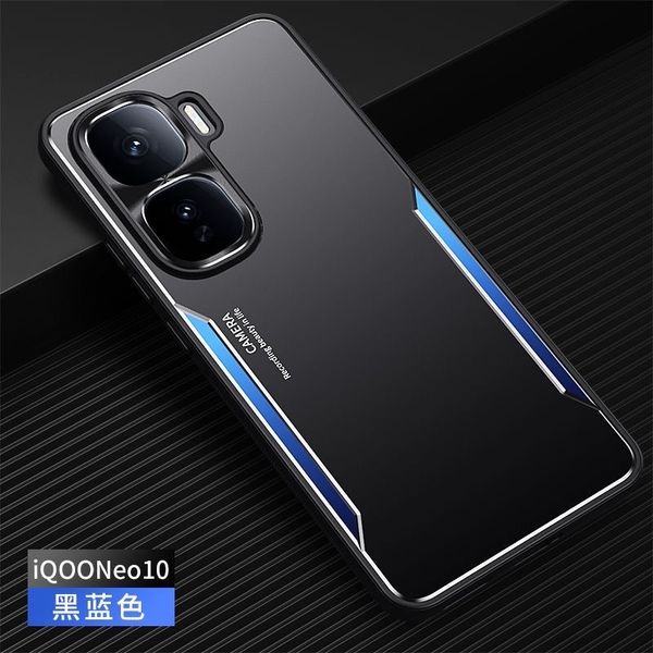 IQOO Neo10 metal lens full cover anti-fall silicone frosted hard shell protective cover