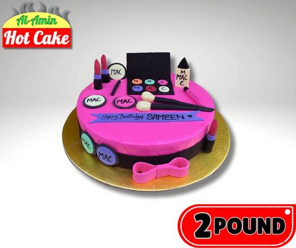 Makeup Theme Cake