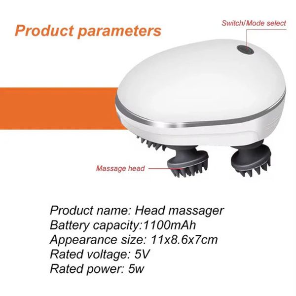 Smart Scalp Massager – রেড লাইট থেরাপি + ডিপ ভাইব্রেশন প্রযুক্তি সমৃদ্ধ - Image 8