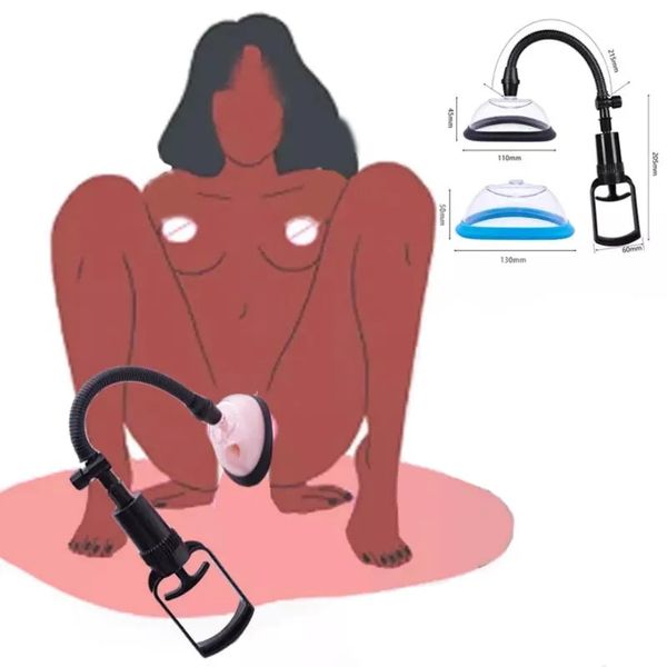Vaginal Clit Suction/Penis Pump Breast Clitoris Nipple Sucker Sex Toy BDSM Enlarged Vacuum Pump Bondage Strap Adult Game Sex Toy
