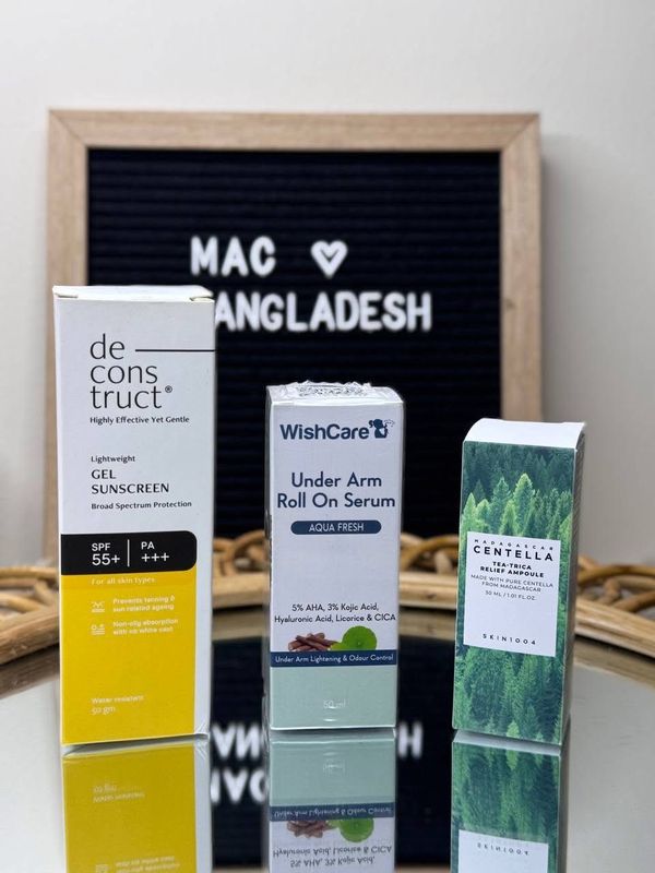 Summer skin care combo (Sunscreen,deodorant,Serum)