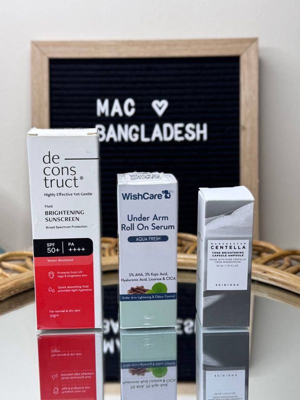Summer skin care combo (Sunscreen,deodorant,serum)
