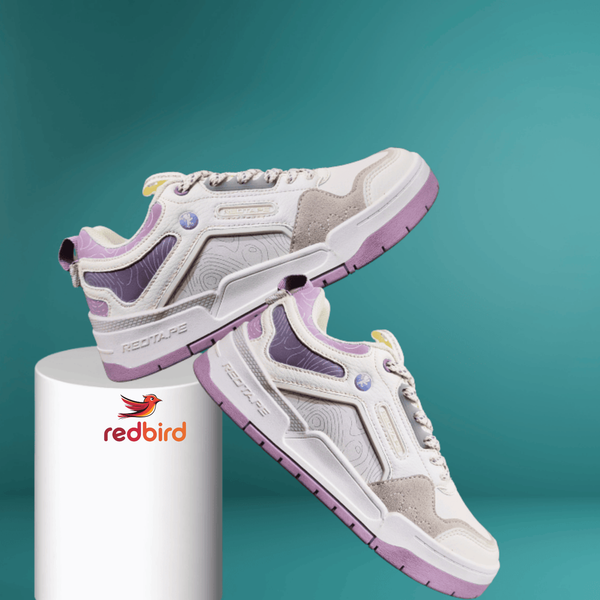 Purple White Sneakers