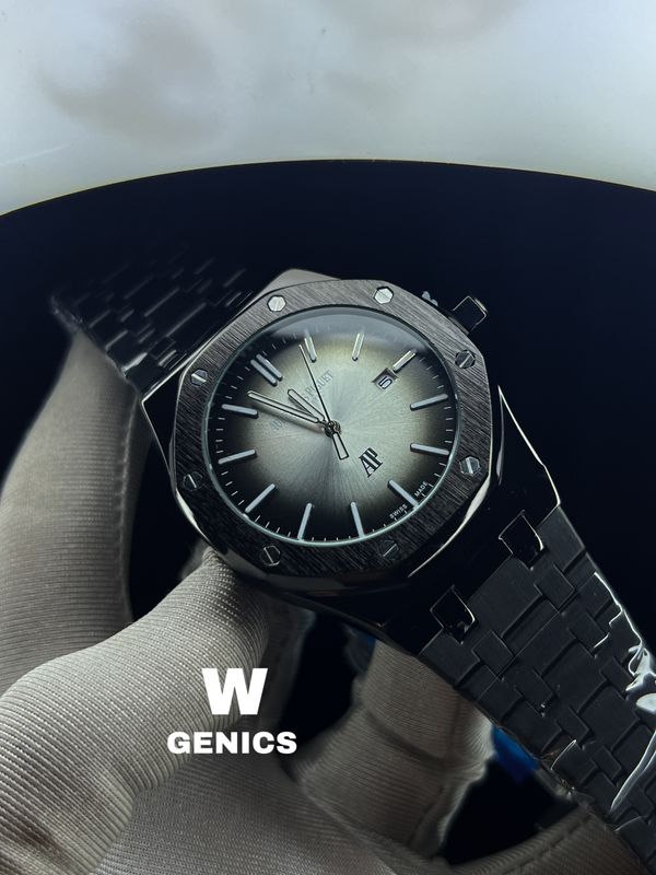 Ap Non chronograph Black Body Gray Dial AA