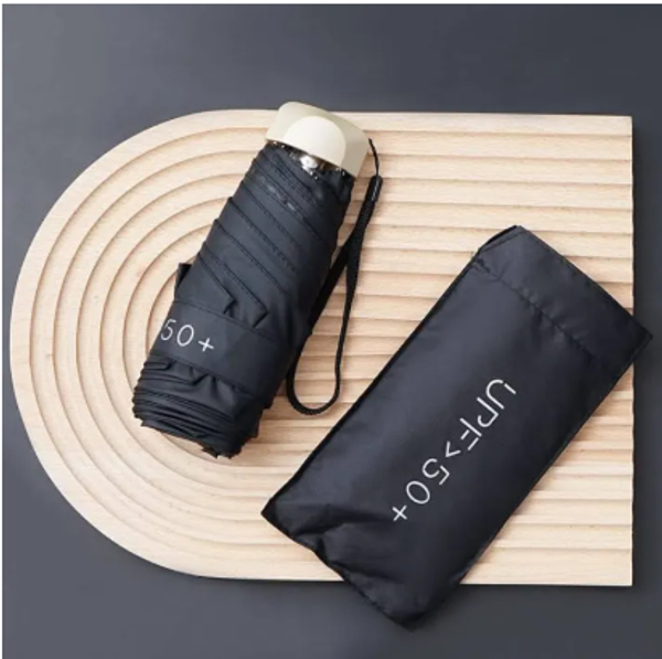 UV Protection Super Mini Umbrella 5 Folding Sun and Rain Umbrella Portable Travel Umbrella for Girl