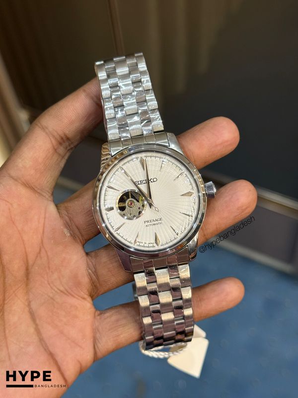 Seiko Presage Open Heart Automatic (White)