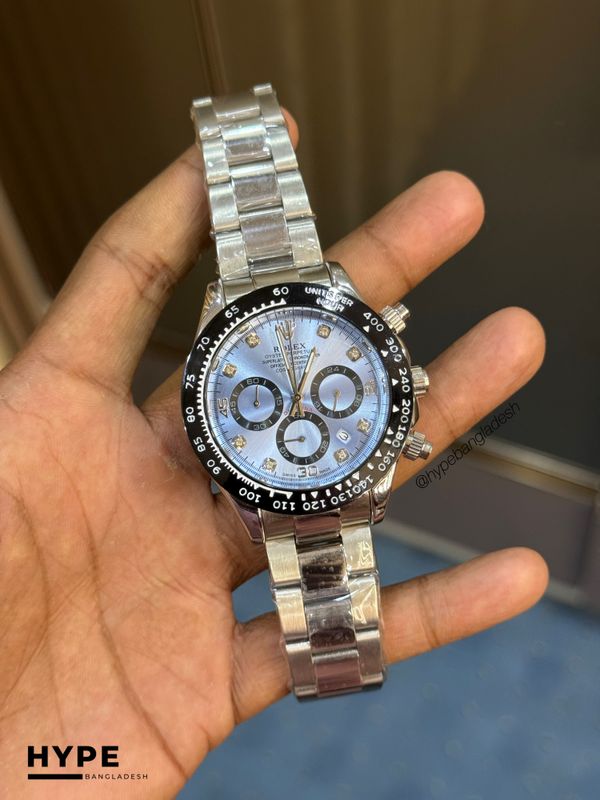 R0LEX Daytona Quartz Chronograph (ice blue)