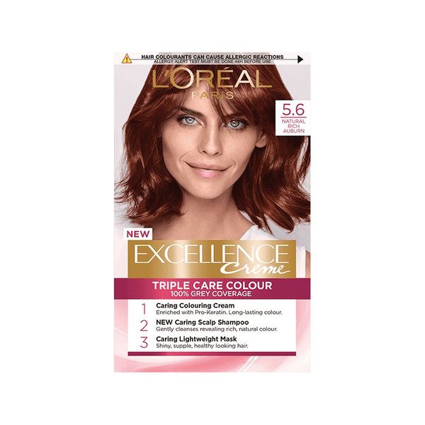 Loreal Excellence Creme Hair Color 5.6 Natural Rich Auburn Red