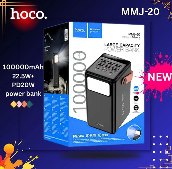 Hoco MMJ-20 22.5W 100000mAh Power Bank .