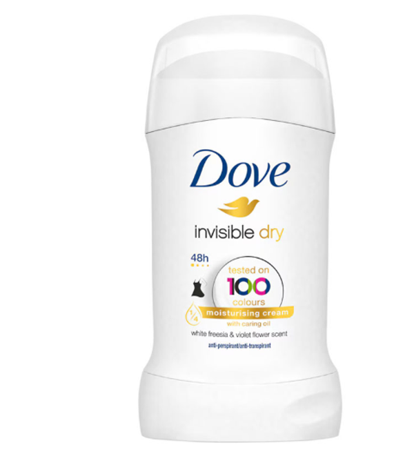 Dove Invisible Dry Moisturising Cream 48H Anti-Perspirant Deodorant Stick
