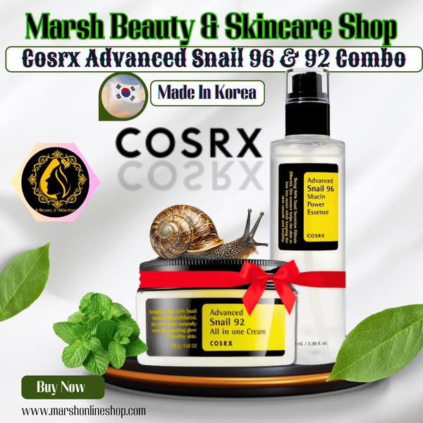 ๐๐ฐCosrx Advanced Snail 96 Essence and Snail 92 Cream Combo Offer - Image 1