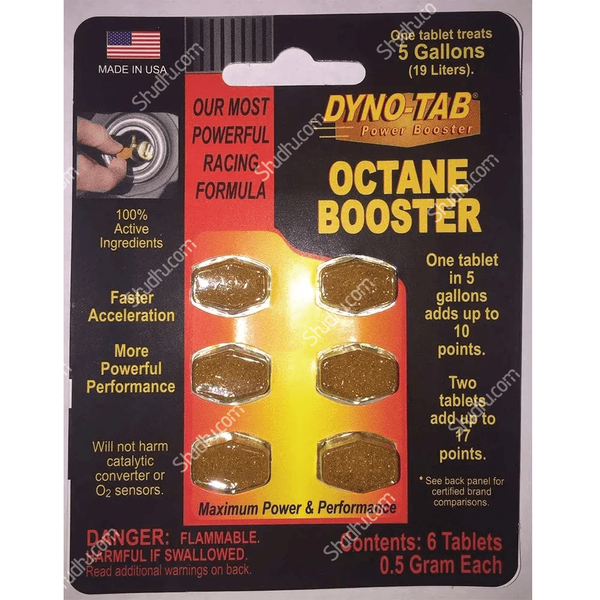 Dyno-tab Octane Booster 6-tab card