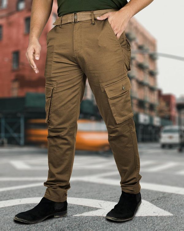 6-Pocket Premium Mobile Pants – Brown Butter-Smooth Cotton Comfort
