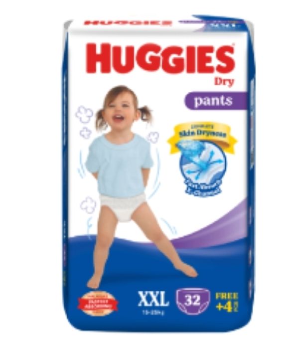 Huggies Dry XXL Pant Diaper 15-25Kg - 36 Pcs
