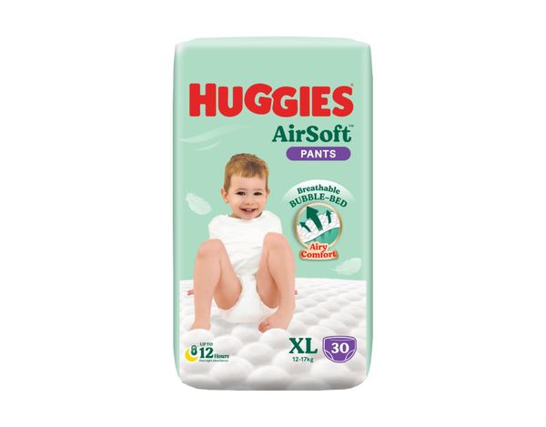 Huggies Airsoft Pants Baby Diaper (12-17kg) - XL30