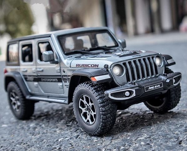 Jeep Wrangler Rubicon Alloy Car Model 1:22 JIAYE
