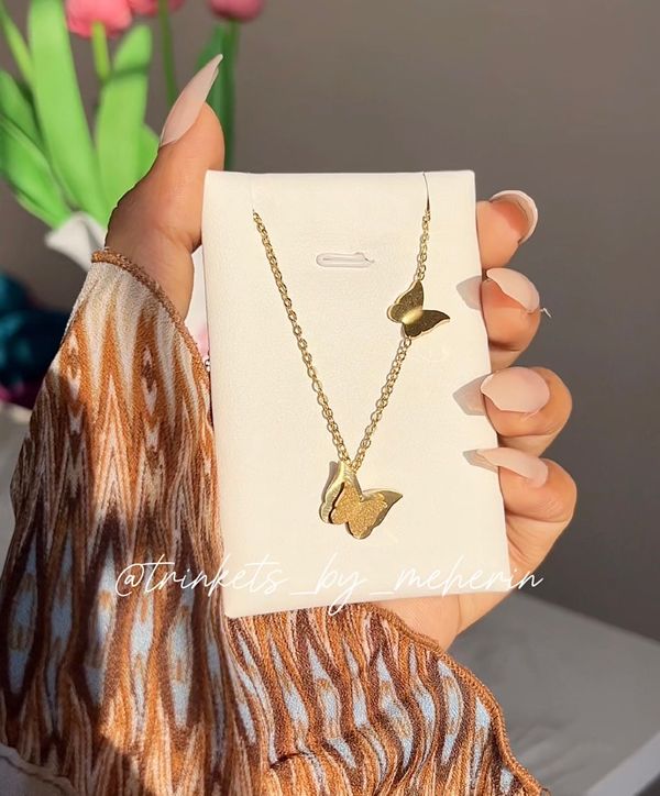 Butterfly neckpiece