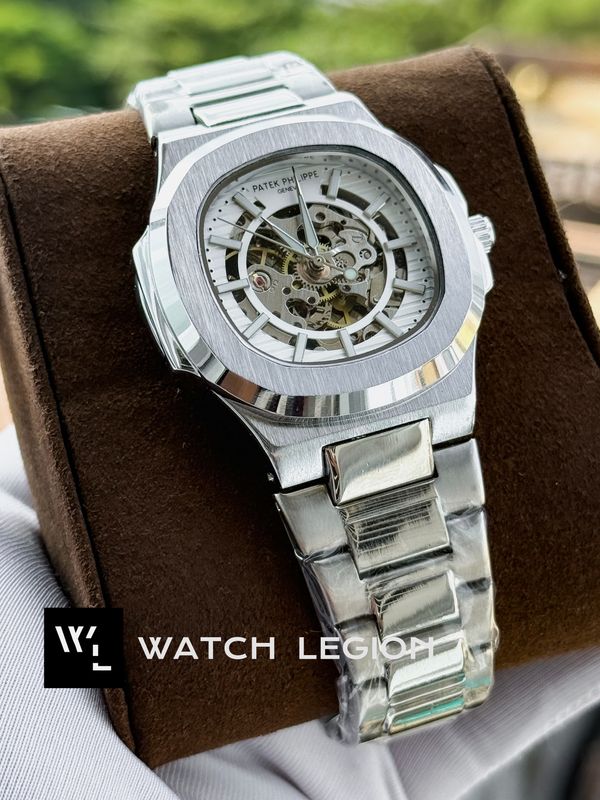 PATEK AUTO CHAIN WHITE DIAL