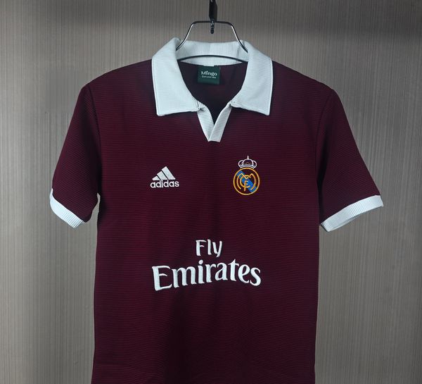 RM - Retro Luxe Vintage Meroon Embroidery Old Money Polo