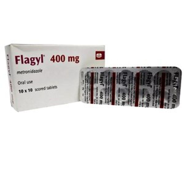 Flagyl 400mg 10 Tablets (1 Strip)