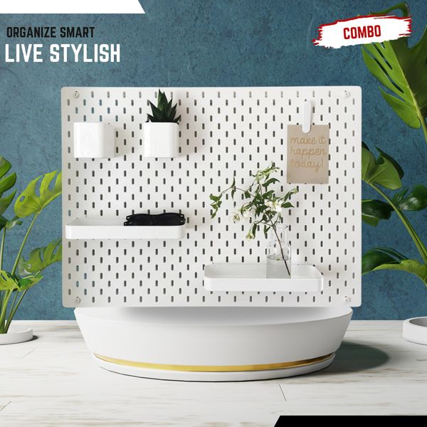 30×22 Inch PegBoard Combo – Premium Wall Organizer | InDecorBD