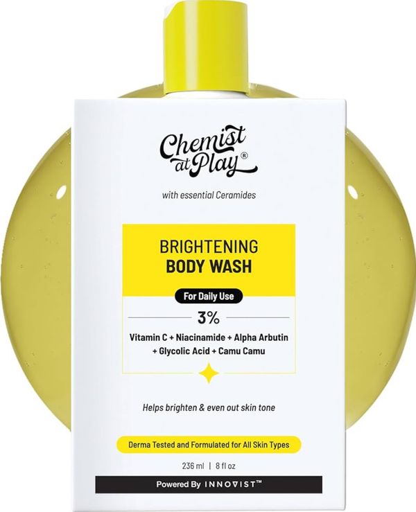 Chemist at Play Brightening Body Wash – 236ml | 30X Vitamin C with Camu Camu & Alpha Arbutin