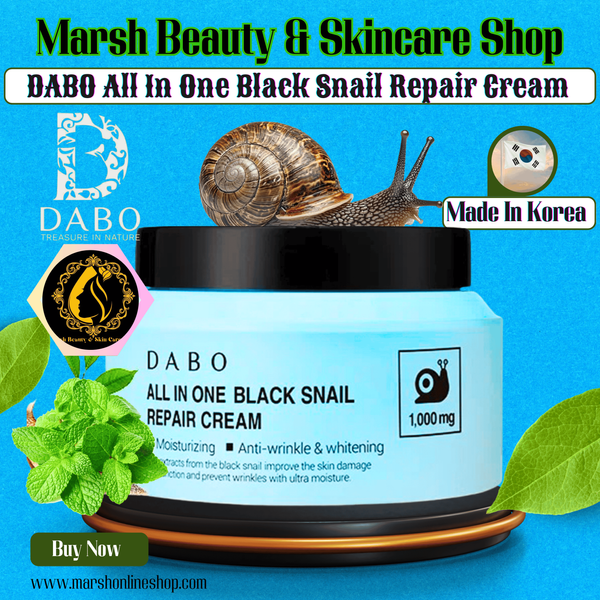 👉🔰DABO All In One Black Snail Repair Cream (100g) - Image 1