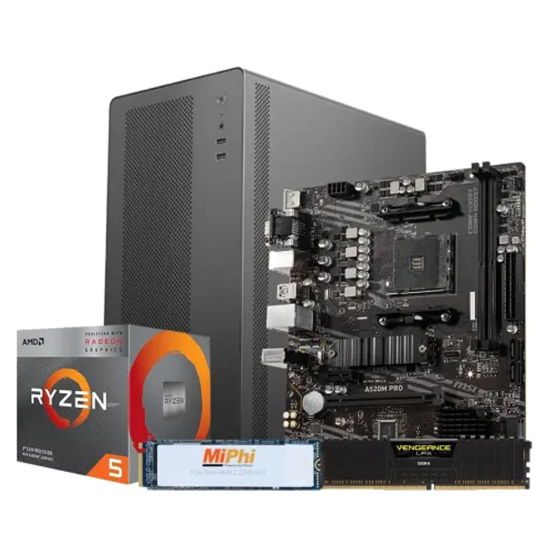 AMD Ryzen 5 3400G Processor Desktop PC