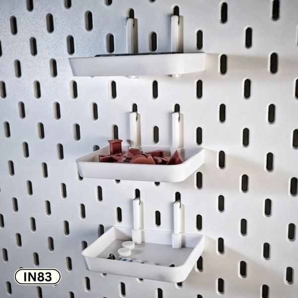 Pegboard Mini Tray 70×90 mm – Small Parts Organizer | IndecorBD