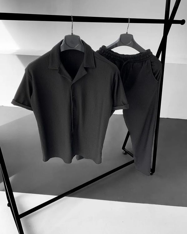 Korean Cuban Shirt & Trouser combo set