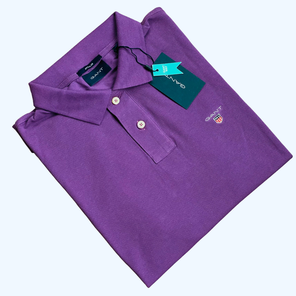 Gant Men's Purple Polo T-shirt