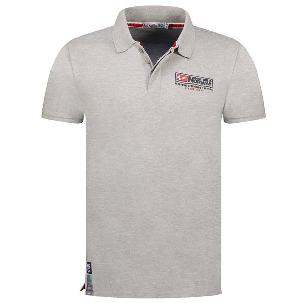 Men - Polo Short Sleeve 100% Cotton LIGHT GREY