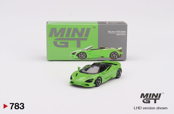 Mini GT 783 McLaren 750S Spider Mantis Green