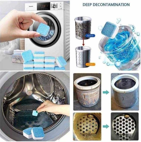 Washing machine cleaning tablet (12 pics box)