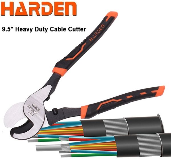 HARDEN 9.5＂Cable Cutter Wire Cutting Plier Heavy Duty Type Manual Multi Functional Industry 570080