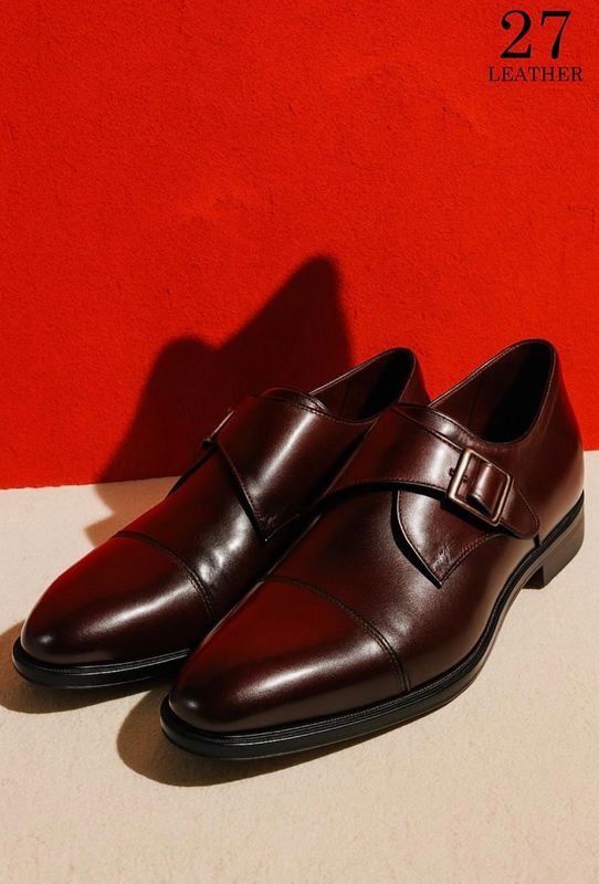 Premium Monk Strap Shoe (Chocolate)