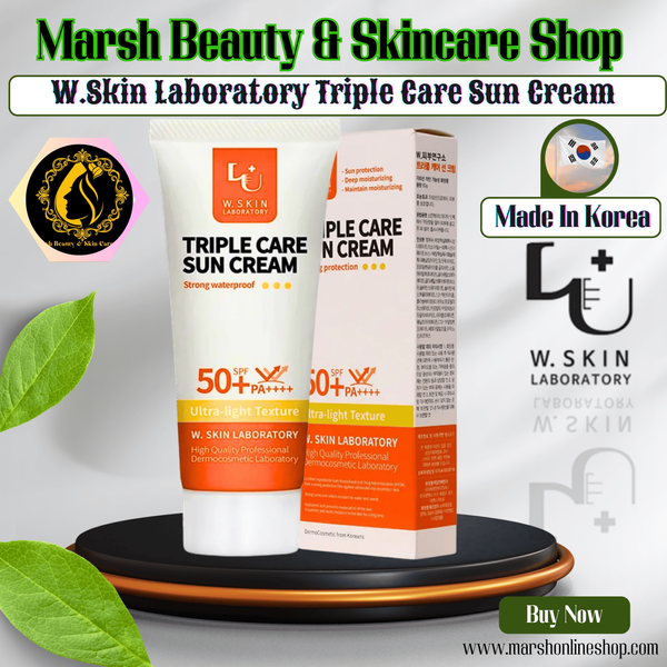 👉🔰W.Skin Laboratory Triple Care Sun Cream SPF50+ PA++(60ml) - Image 1