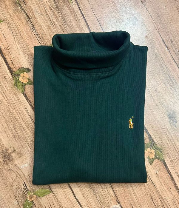 Polo Ralph Lauren Ribbed Cotton Turtleneck Sweate