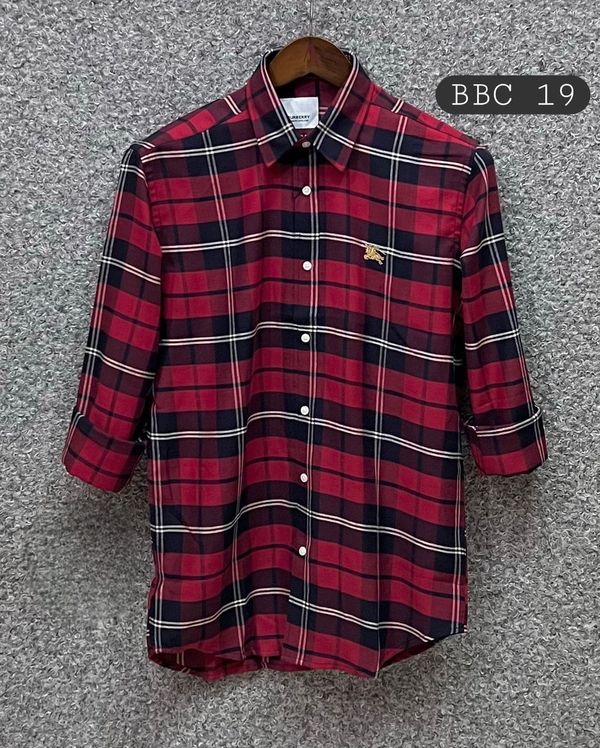 Burberry London Heritage Check Cotton Shirt