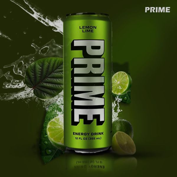 Prime Lemon Lime Energy Drink 355ml