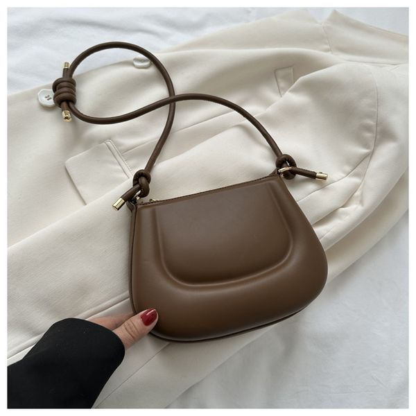 Moon Bag - China Imported Ladies Cross Body/ Shoulder Fashionable PU Lather Moon Bag With Twister Adjustable Knotted Shoulder Strap