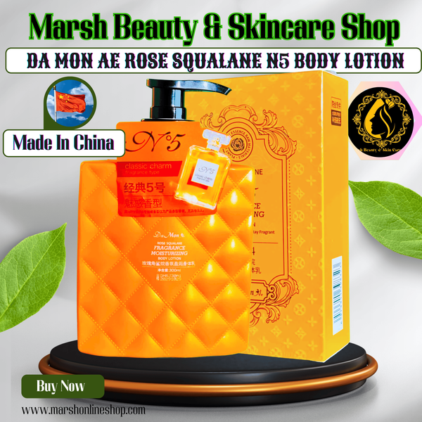 👉🔰DA MON AE ROSE SQUALANE N5 BODY LOTION(300ML) - Image 1