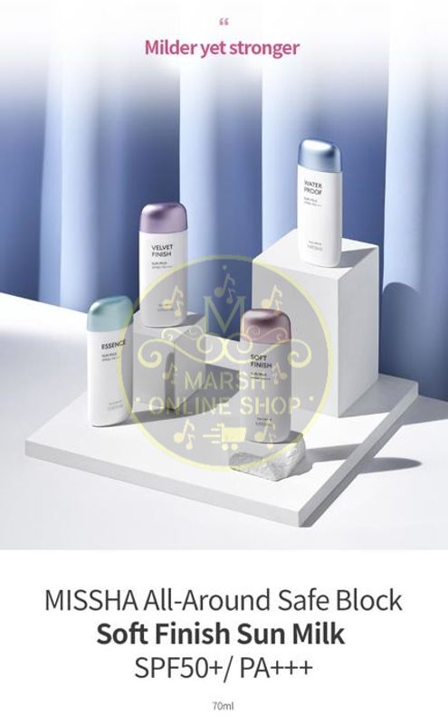 👉🔰Missha Soft Finish Sun Milk SPF50+ Pa+++ (70 ml) - Image 9